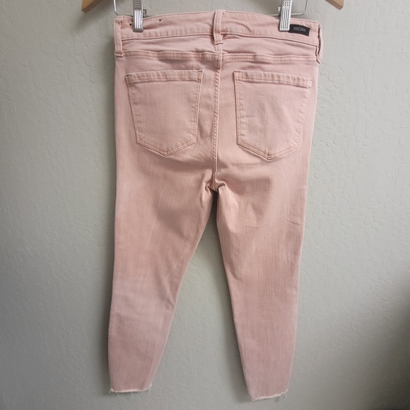 Liverpool Abby Ankle Skinny  Cut Fray Hem Rose Blush Size 28/6 - Picture 5 of 13